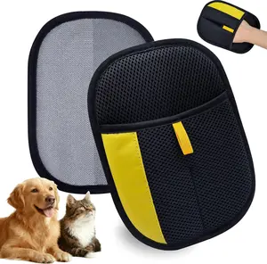 Pet Hair Removal Glove for Dogs & Cats, Upgraded Reusable Electrostatic Pet Hair Gloves, Pet Hair Remover Tool for Clothing, Couch, Carpet,Pet Beds, Car Seat, Convenience for Busy Pet Owners