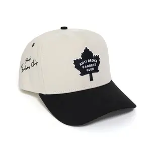 Barber Leaf Signature Hat - White/Black