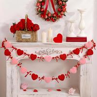 Valentine's Day Heart Garland Banner