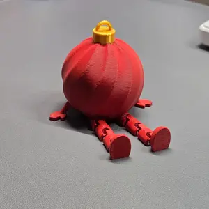 Flexi Toy Decorative Miniature with Flexible Legs - Christmas Ornament