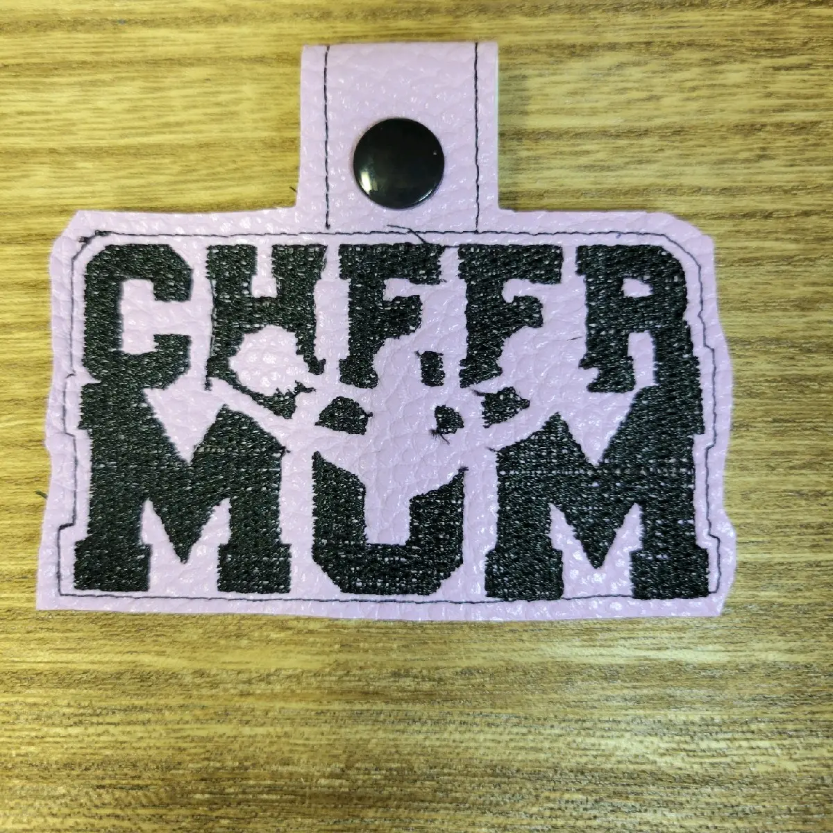 cheer mom keychain