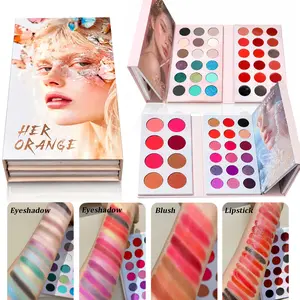 HERORANGE All In One Makeup Palette Kit – 62 Colors Eyeshadow Lip Gloss Blush Palette, High Pigment Makeup Set, Travel Makeup Kit for Women, Beginner Friendly, Long Lasting Matte Shimmer Cosmetic Gift Set