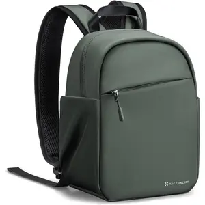 K&F CONCEPT Camera Backpack, Lightweight Camera Bag for Photographers, Portable Photography Bag Compatible with Canon/Nikon/Sony - Green