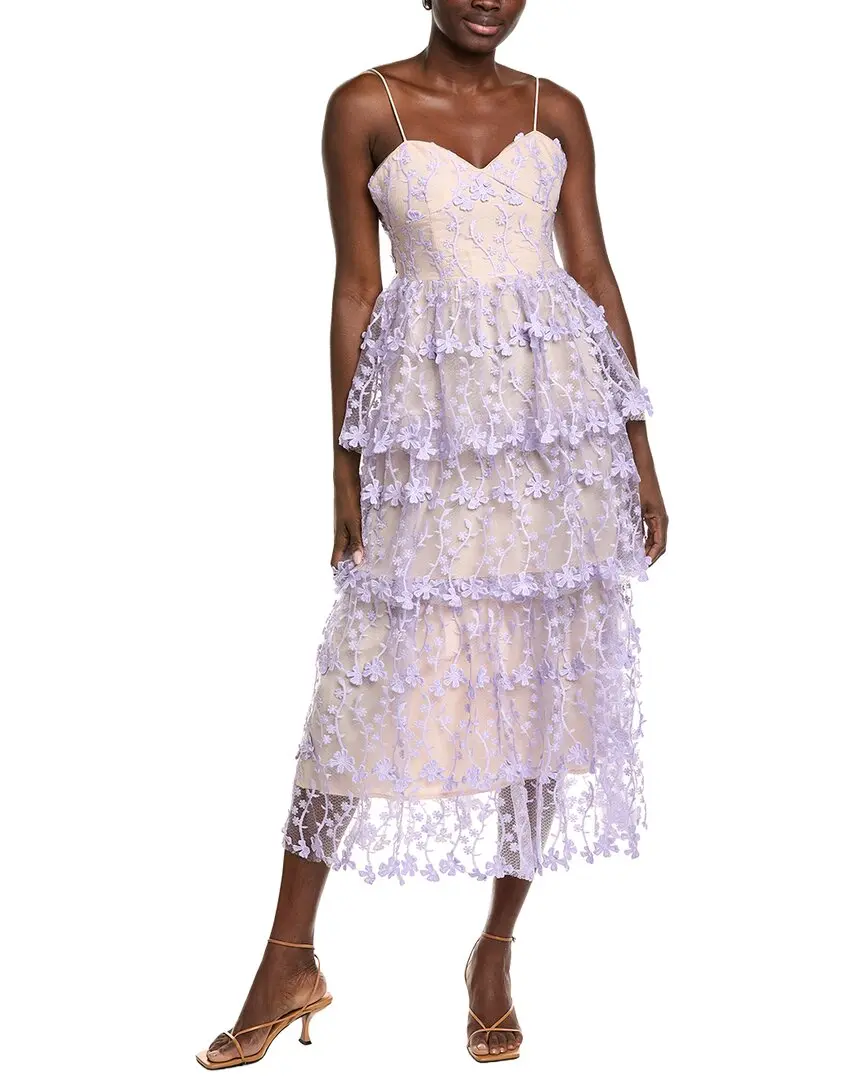 Endless Rose Crochet Layered Midi Dress