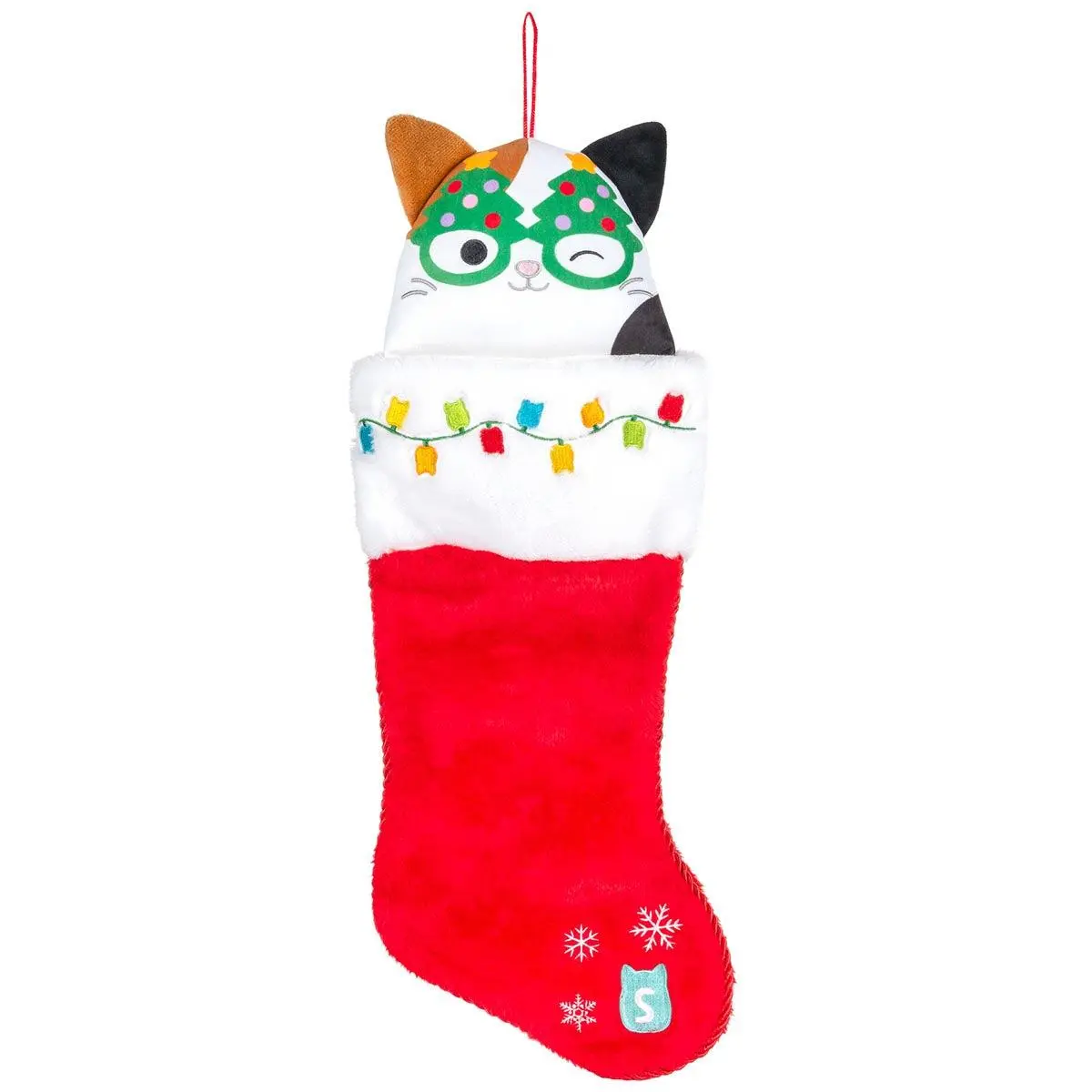 Squishmallows Cam the Cat Holiday Stocking, Exclusively Online, High-quality
