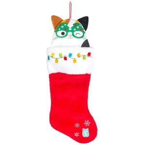 Squishmallows Cam the Cat Holiday Stocking, Exclusively Online, High-quality