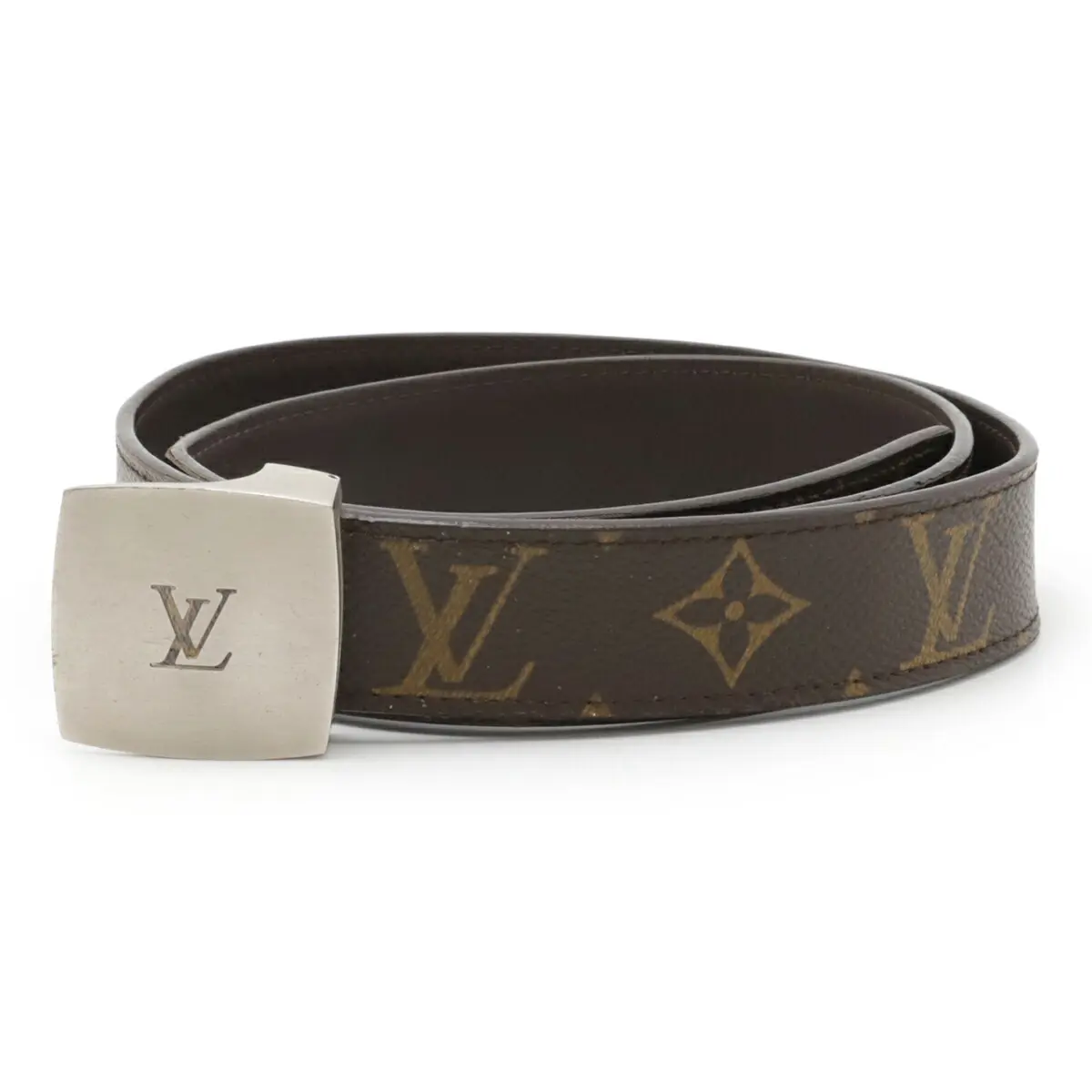 Pre-owned Louis Vuitton Canvas Small Leather Goods Monogram Belt