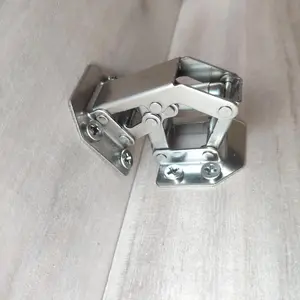 4 Pack 3 Inch Soft Close Hidden Concealed Cabinet Hinges, Surface Mount Heavy Duty Hinges for Kitchen Cabinets