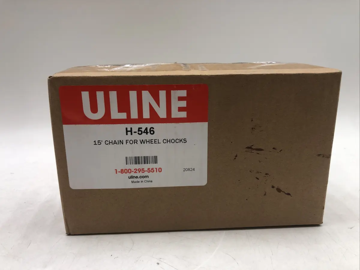 ULINE H-546 • 15ft Chain for Wheel Chocks w Pin