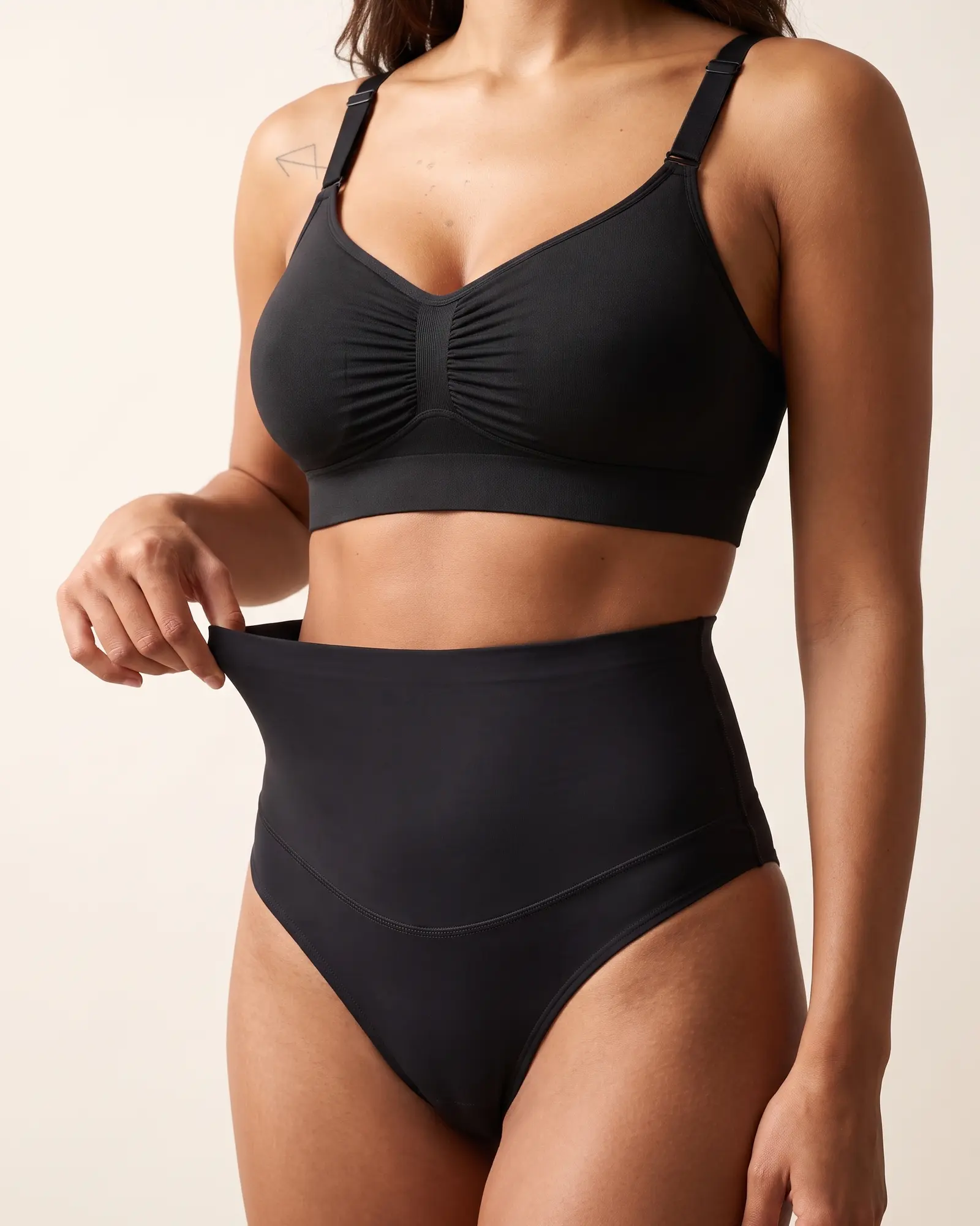 No-Show Tummy-Control Thong
