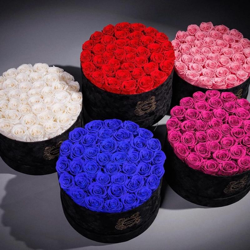 Luxury Gifts - 40 Red Rose Arrangement with Ferrero Rocher Chocolate Box for Special Occasions