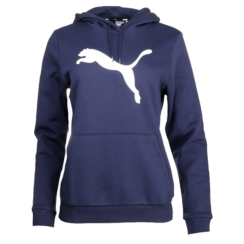 PUMA Womens Essentials Cat Logo Hoodie Casual Outerwear Casual - Blue