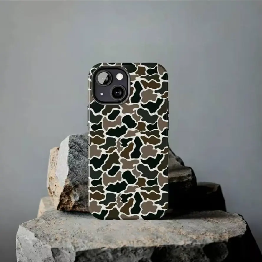 Camouflage Duck Hunting Patterns Tough Phone Case,for iPhone 17 promax Case Men Gifts, Gift For Boyfriend, Girlfriend, Matching Phone Case - Phone Cases Phone Cover Hard Case Tough 2-piece Phone Case tough phone Durable Prote Compatible with iPhone 17 Air