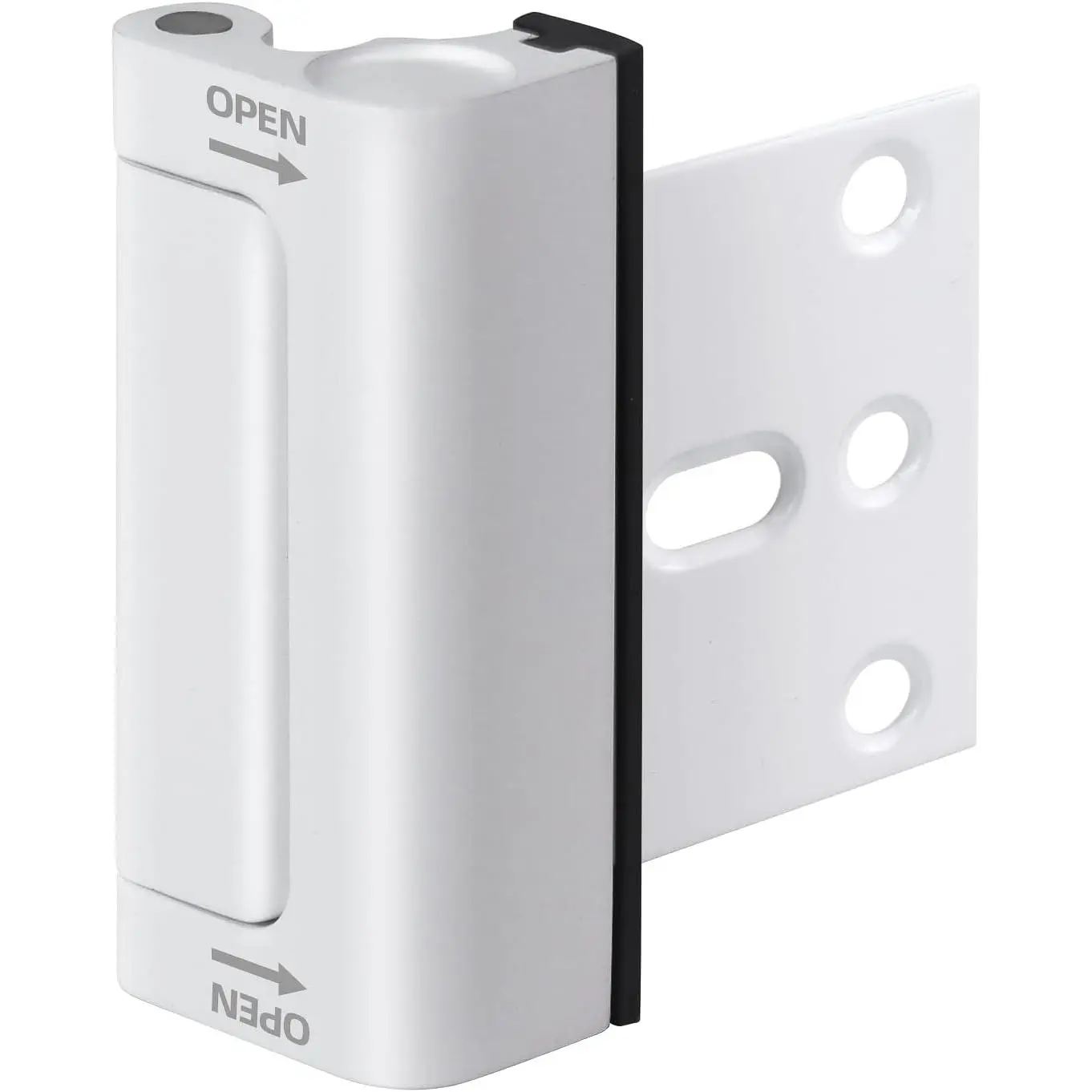 Door Reinforcement Lock, 1-Pack Upgraded White Front Door Locks for  Safety Withstand 800 lbs,   Proof Door Lock, Extra Door Lock from Inside  Unauthorized Entry