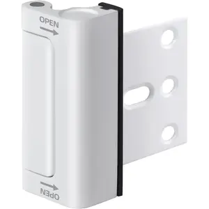 Door Reinforcement Lock, 1-Pack Upgraded White Front Door Locks for  Safety Withstand 800 lbs,   Proof Door Lock, Extra Door Lock from Inside  Unauthorized Entry