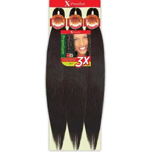 X-Pression 3X (Pre Stretched) JET BLACK