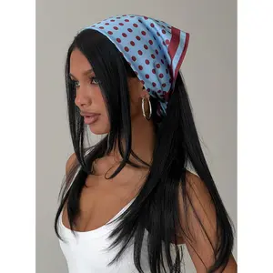 Hyacinthe Scarf Blue Polka