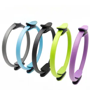 Pilates Magic Circle Ring - Adjustable Resistance Fitness Ring for Muscle Toning & Sculpting. Portable Pilates Ring for Home Gym, Physical Therapy, Inner Thigh/Arm Training