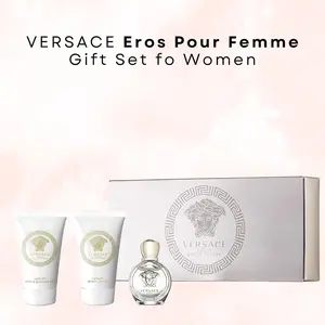 Versace Eros Pour Femme 3 Piece Mini Set for Women