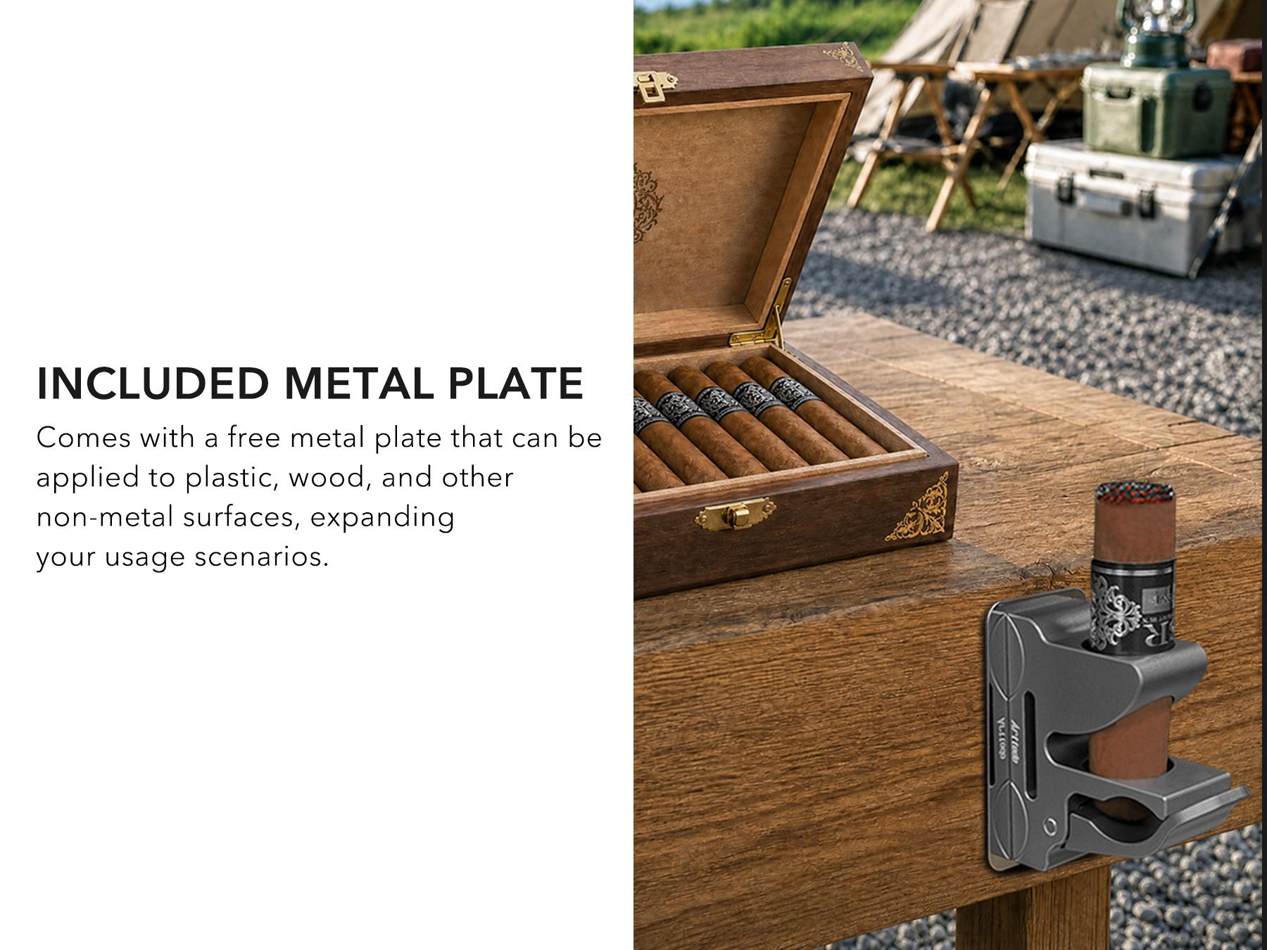 Included metal plate