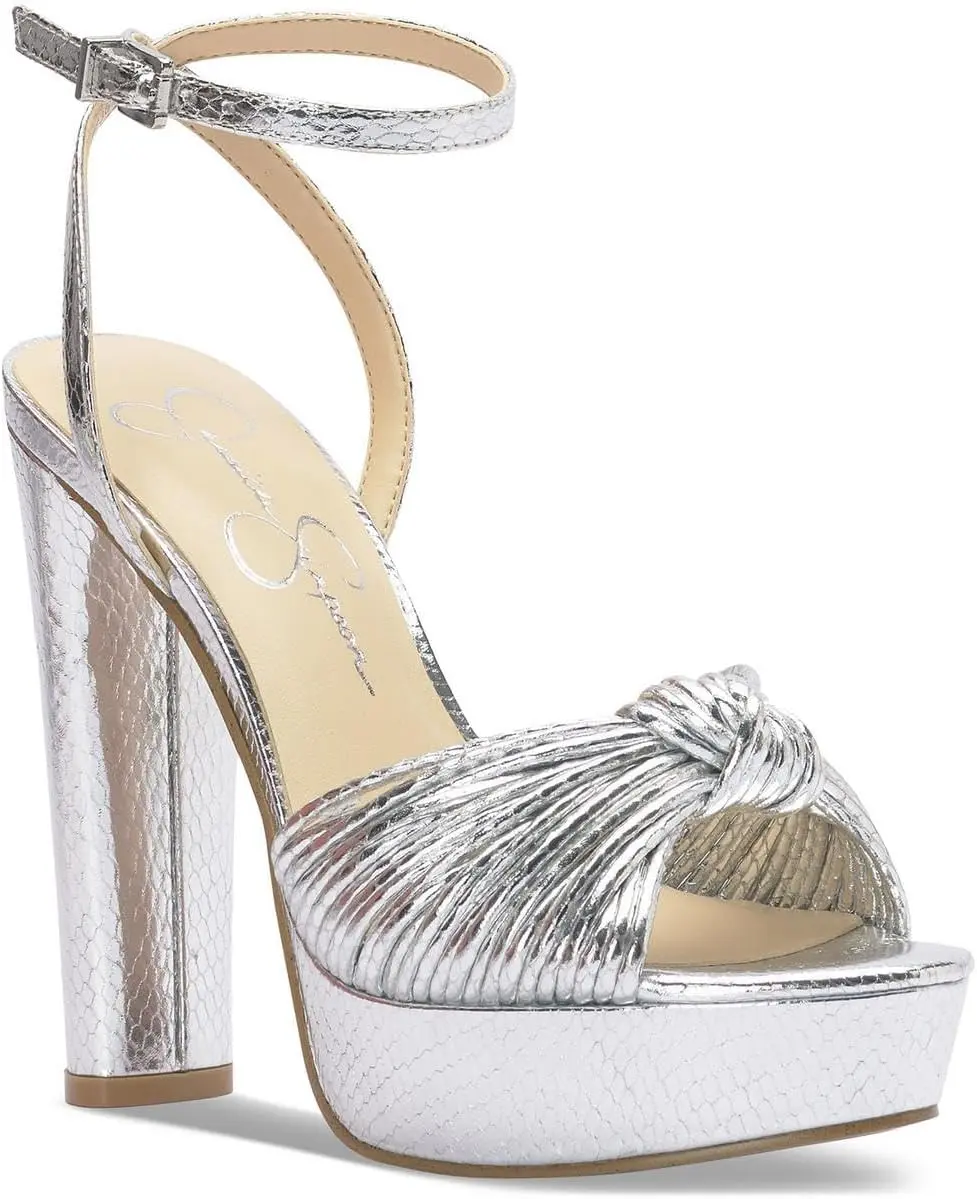 Jessica Simpson Womens Block Heel Ankle Strap