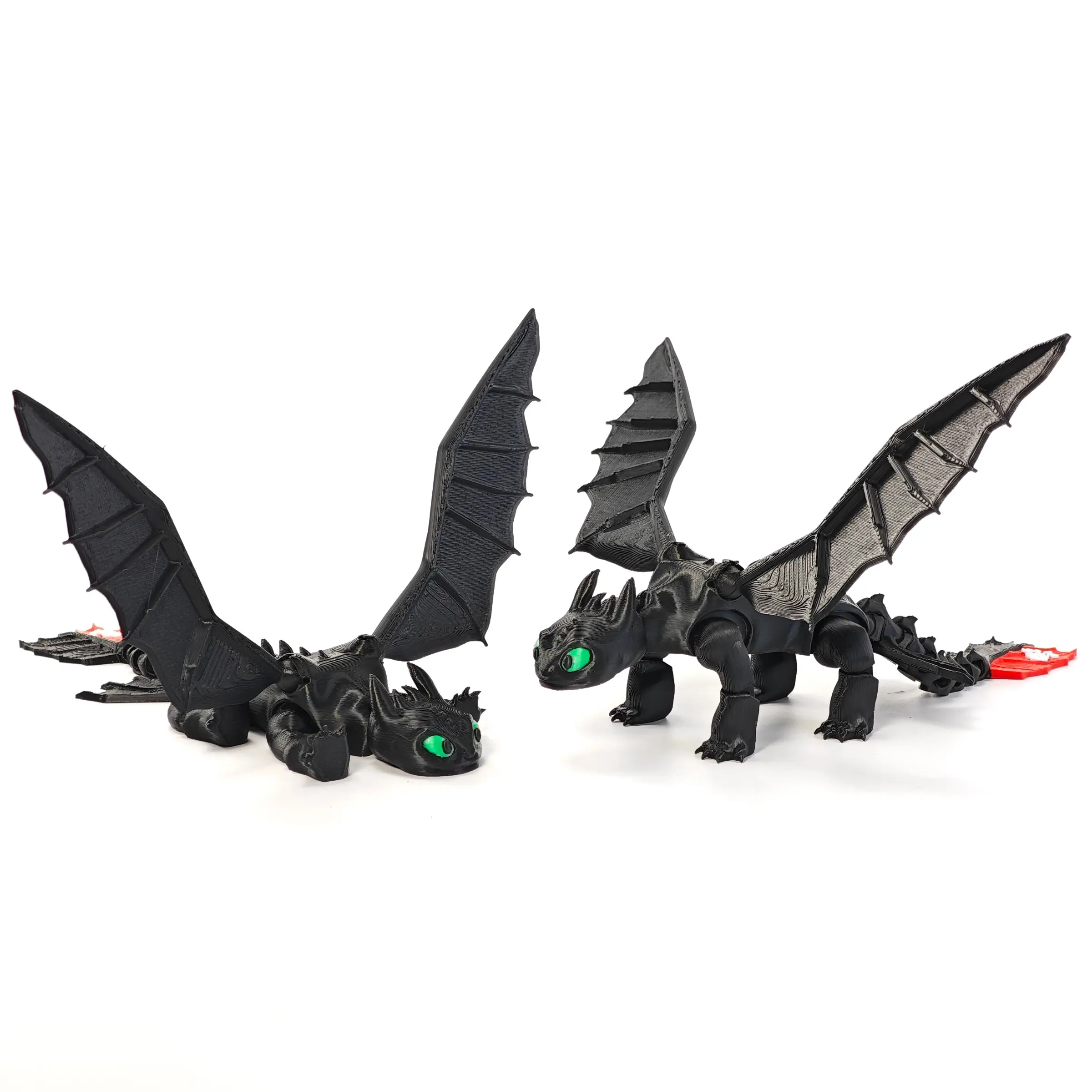 Halloween Flying Dragon Decoration Figurine, Collectible Figurines, 3D Printed Toothless Devil Desk Shelf Decor Statue, Desktop Figurine, Perfect Christmas Gift Idea, Collectible Room Decor, Home Decoration Collectible, Decorative Piece