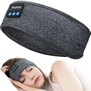 Wireless Sleep Headphones, Bluetooth Sports Headband with Ultra Thin HD Stereo Speaker, Soft Elastic Headband Earphones for Sleep, Yoga, Workout, Travel, Meditation & Insomnia Relief outdoorfun