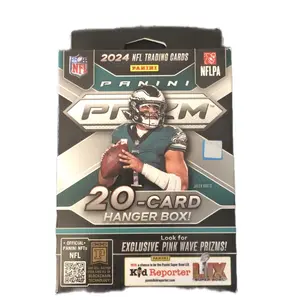 Panini 2024 Prizm Hanger Box - Includes 2024 Trading Cards, Exclusive Pink Wave Prizms, Official NFL & NFLPA, Quantity: 1