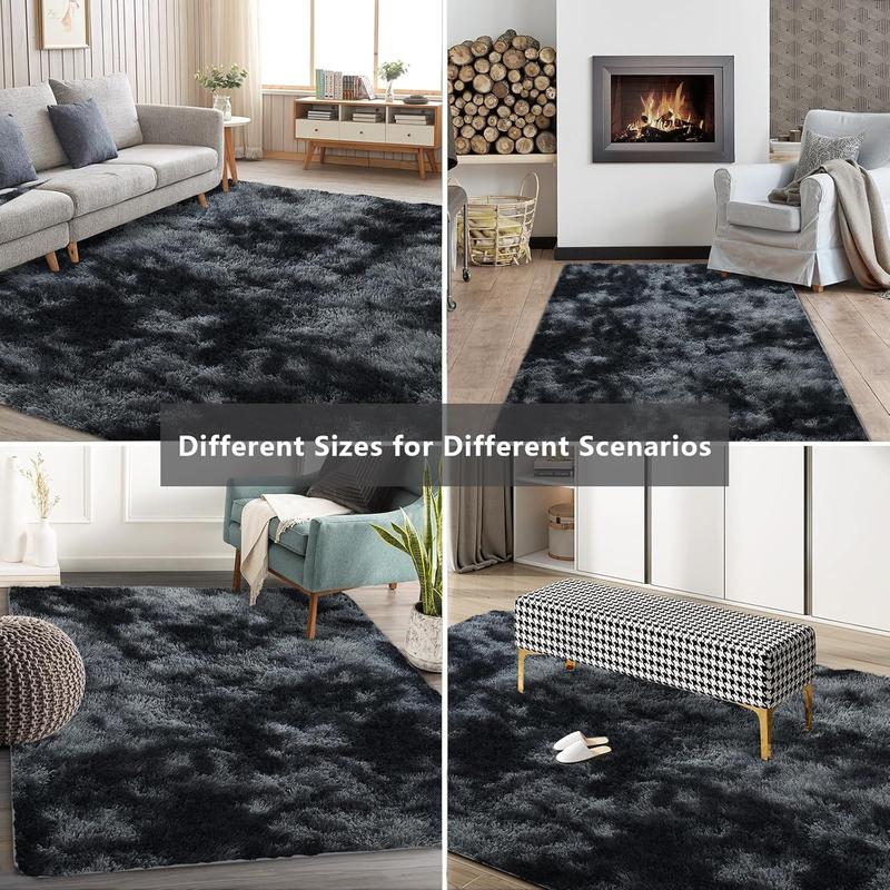 Soft Fluffy Luxury Shag Area Rug, Fluffy Long Shag Carpet For Living Room, Luxury Modern Plush Carpet, Dormitory Interior Home Decoration, Upgraded Non-Slip, Can Be Cleaned With A Brush, Machine Washable,Shaggy Floor Carpet For Living RoomBedroom