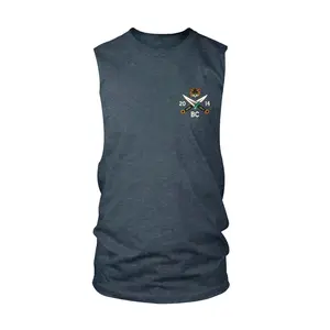 Steel Talons Cut-Off Tank - Heather Navy