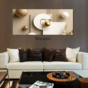 1PCS Modern Minimalist Abstract Geometric Canvas Wall Art Nordic Style Gold Foil Textured Print for Living Room Bedroom Decor Unframed WALL ART