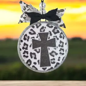 Handmade Cross Car Freshie Air Freshener - Personalize Your Car Fragrance