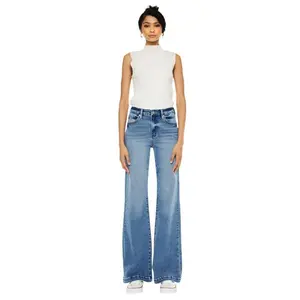 Kancan - Avonlea High-Rise Wide Flare Jeans (32" Inseam) - KC20024 - Final Sale