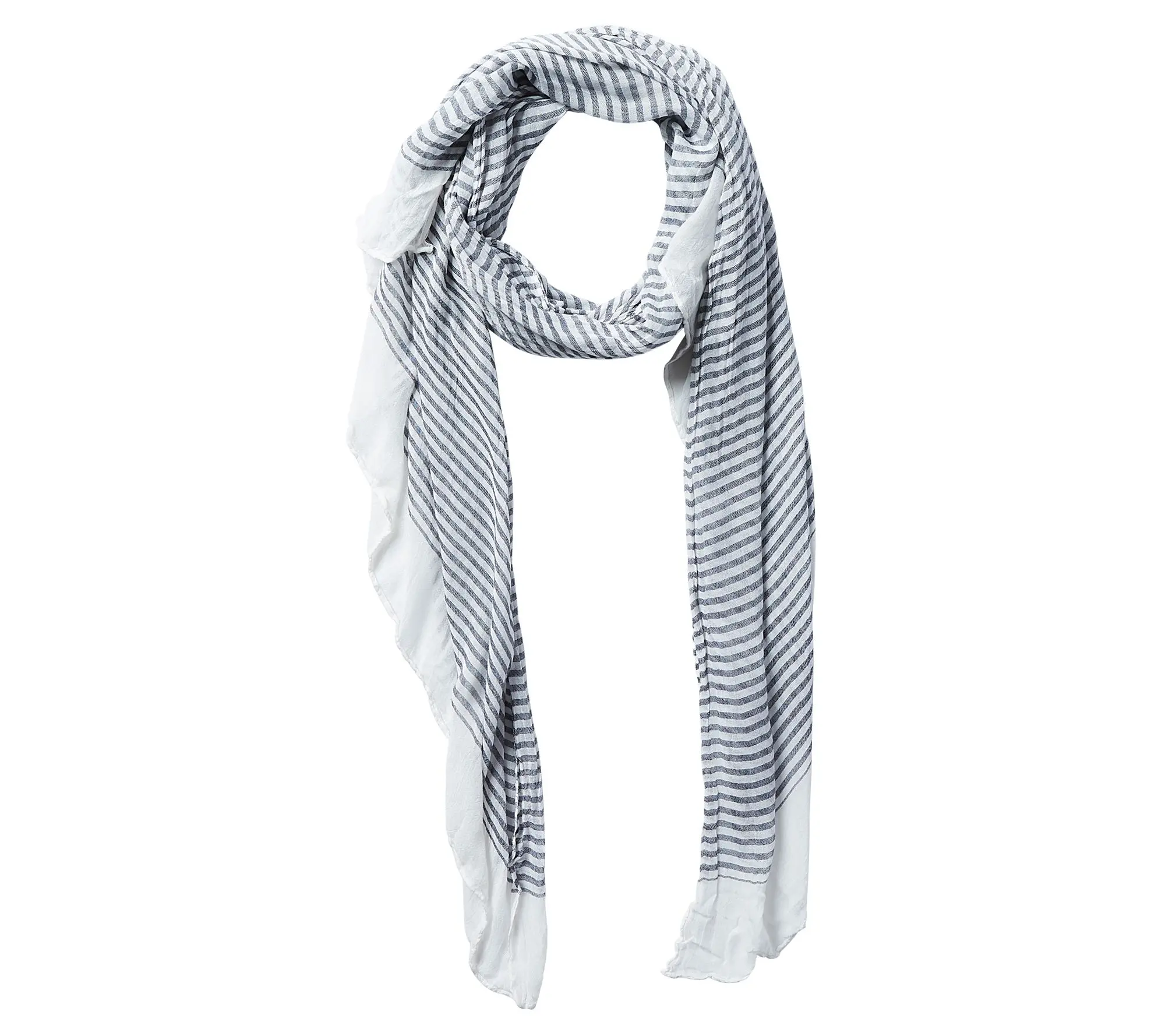 Hadley Wren Tiny Stripe Insect Shield 70" x 40"Scarf