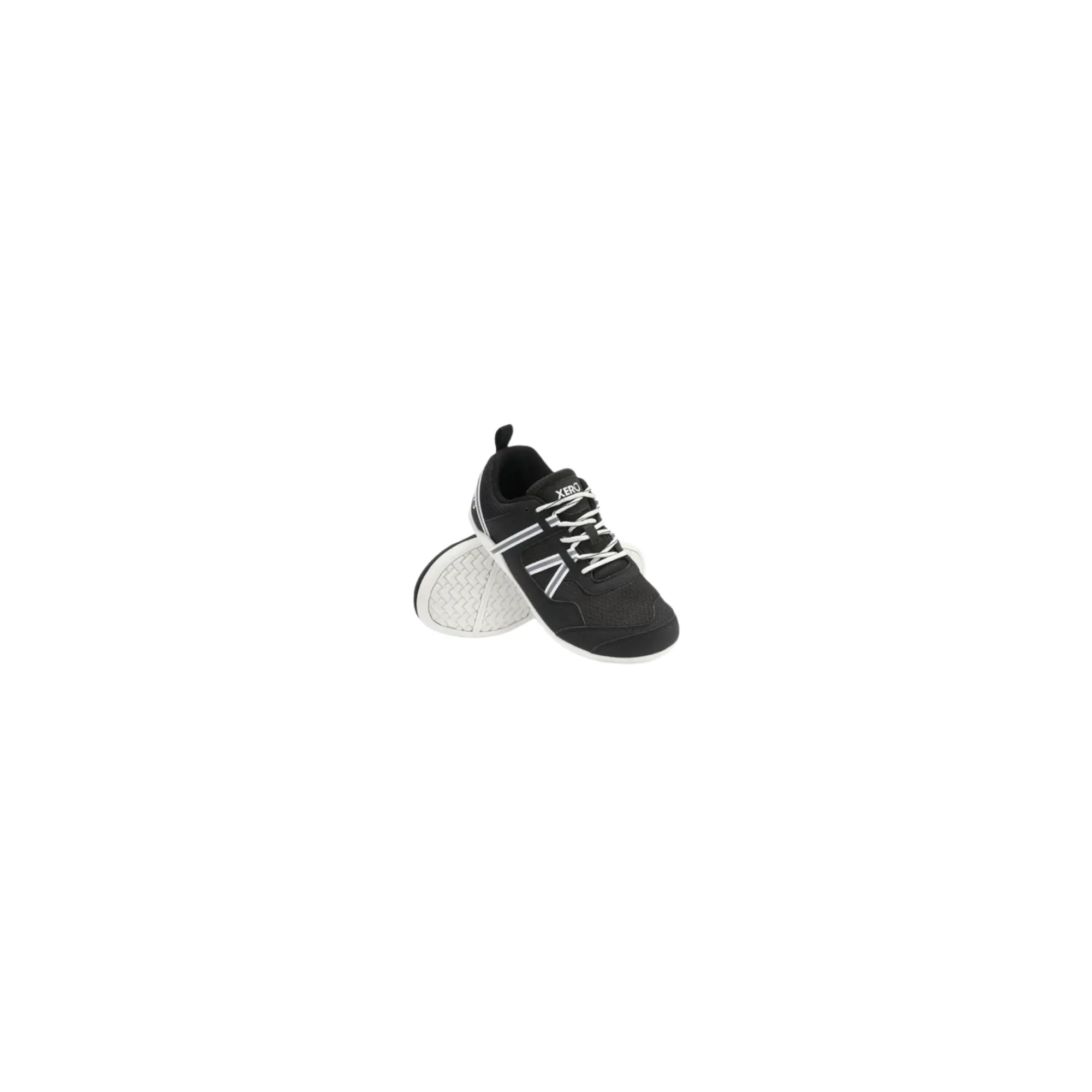 Xero Black Men’s Low-Profile Athletic Sneakers with White Accents Mens Xero Shoes Kelso Court Casual Shoe main image 3