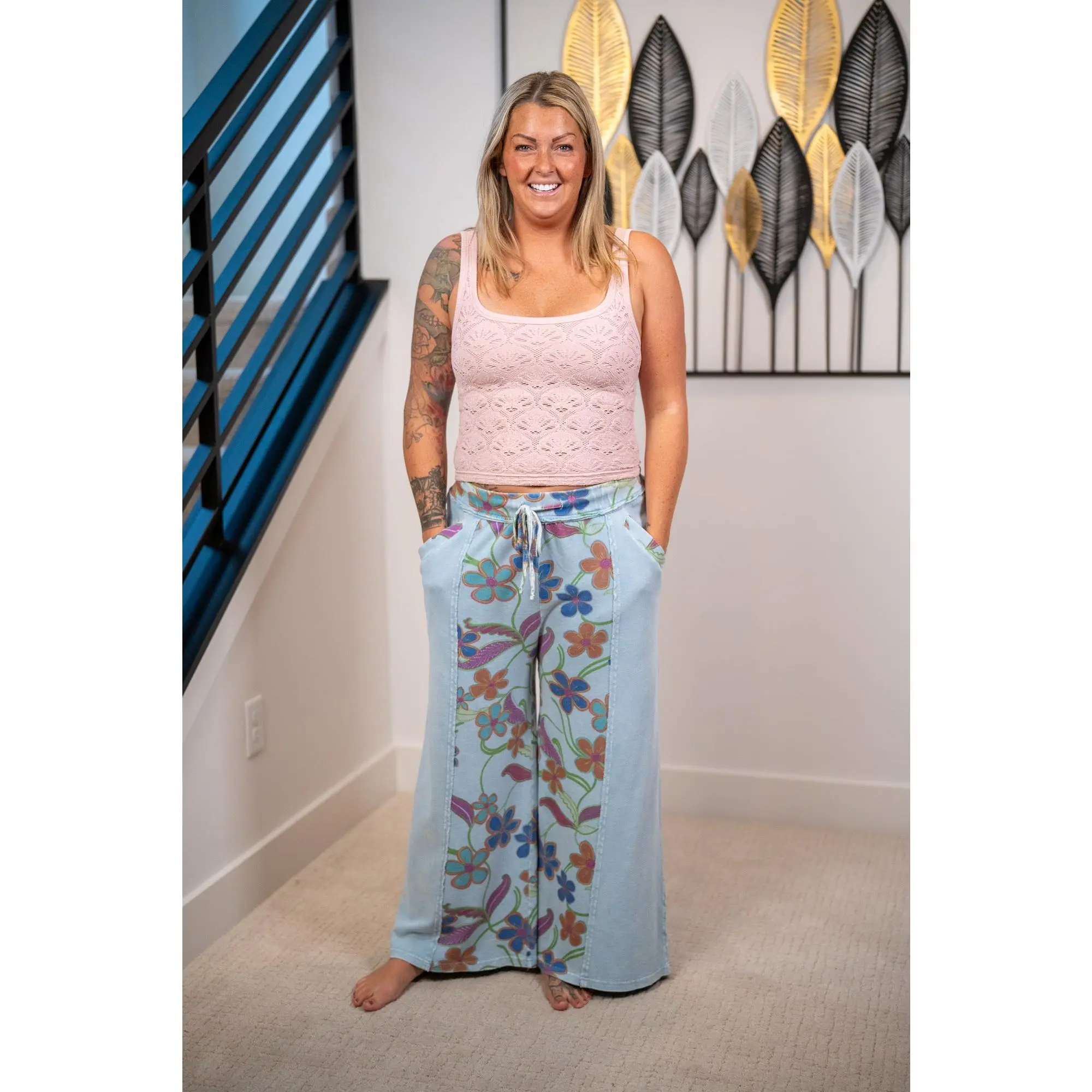 Boho Bloom Lounge Pants by Easel