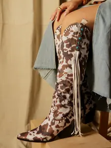 Cattle Lack Fringe Boots Cattle Lack Fringe Boots