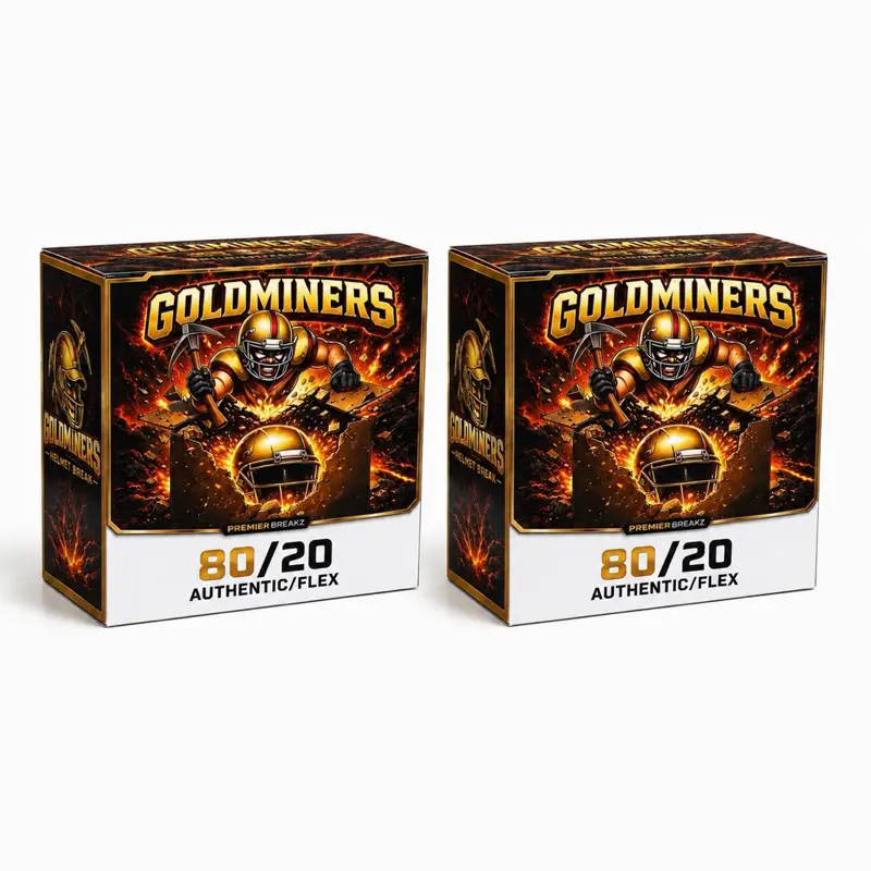2 Box Pick Your Team Goldminers Memorablia Collectible Break