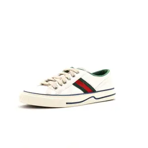 Pre-owned Gucci 1977 Tennis Sneakers Mini GG Canvas by Rebag