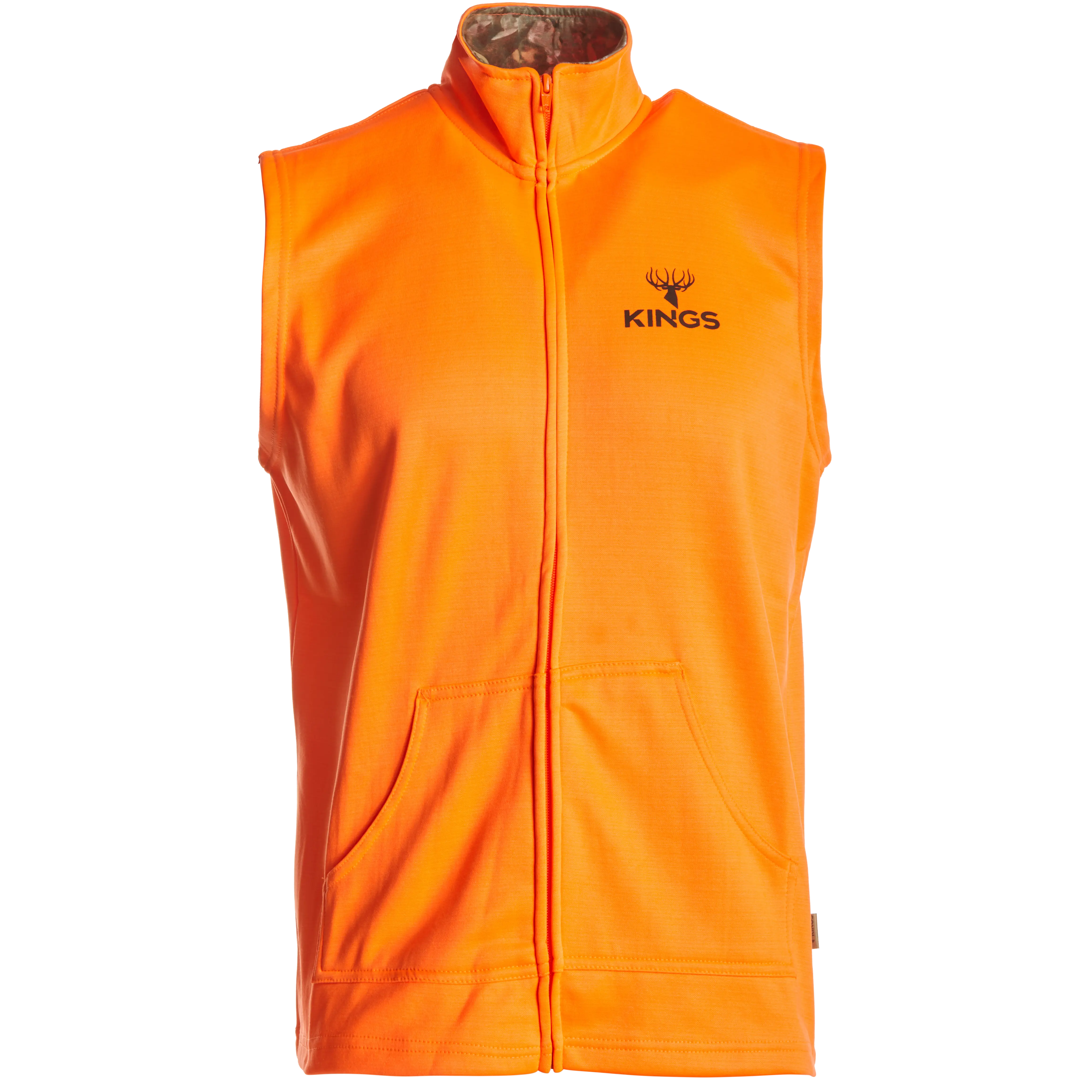 Blaze Orange Hunter Fleece Vest