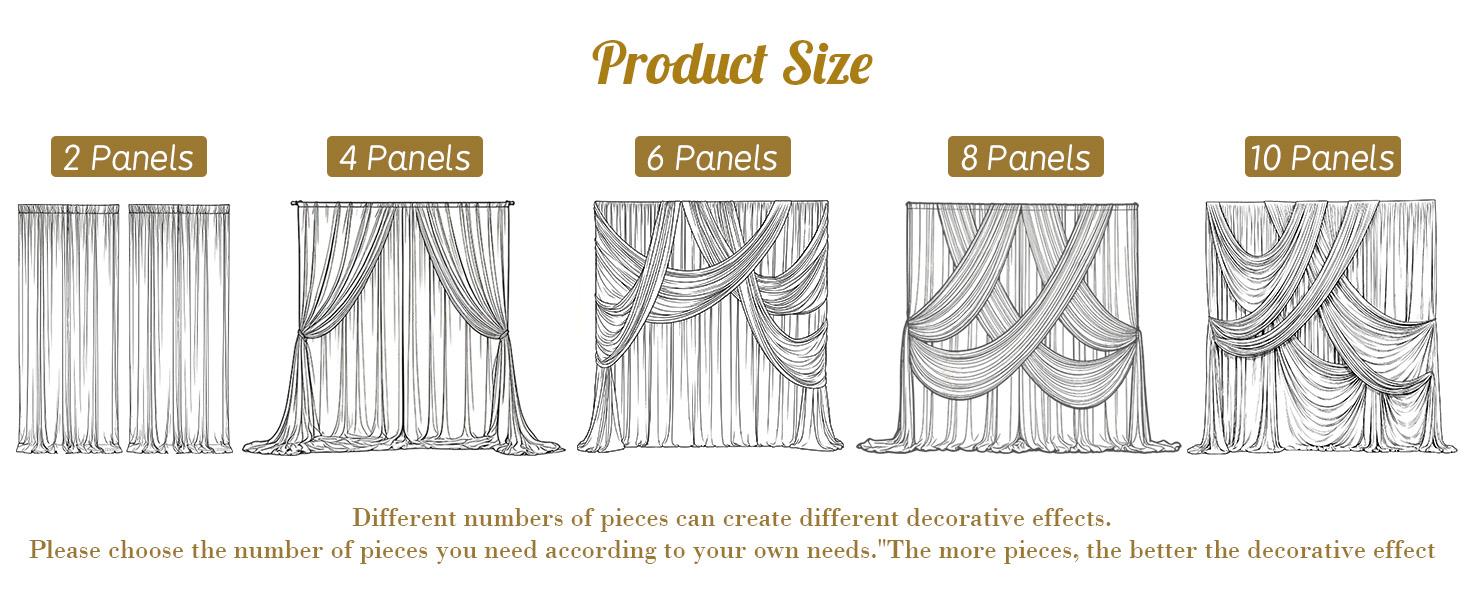 40x10ft Wrinkle-Free Hunter Green Backdrop Curtains, Vintage Fabric Drapes for Wedding Party, Birthday Bash Photo Background