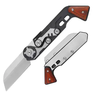 Handle Knife, Portable Small Knife, Multi-functional Knife, Folding Knife for Courier, Men's Pocket Knife, EDC Tool Knife, Stainless Steel Sharp Knife, Carry-on Knife
