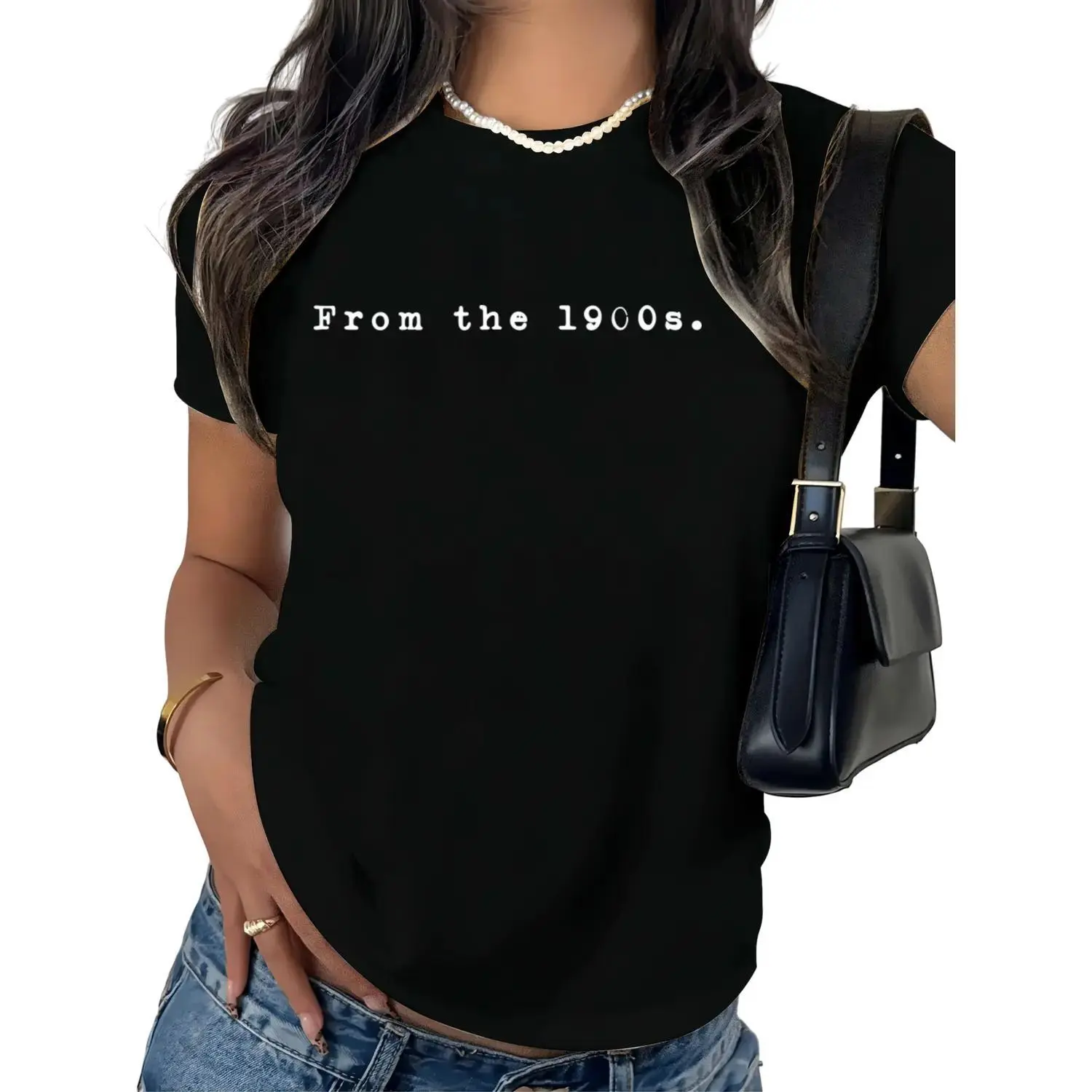 1900s Vintage Retro Funny Millennial Humor Cotton T-shirt