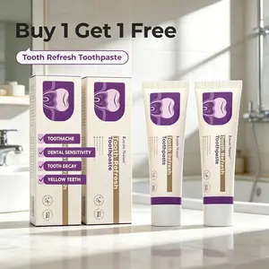 【Buy 1 Get 1 Free】Kreain Nature Refreshing Toothpaste – Plant-Based Formula for Fresh Breath, Mild Care for Teeth and Gums, Designed for Sensitive Teeth, Ideal for Daily Oral Hygiene