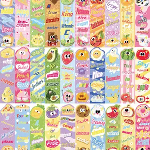30Pcs Bookmark Set Blanks Aesthetic Scrapbook Journal Supplies Art Paper Tags DIY Gift Reading Stationery