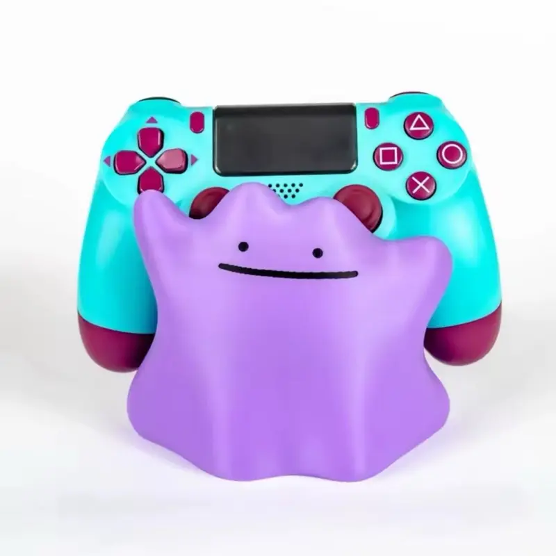 Ditto Game Controller Holder Gaming Play Room Gifts for Him Fun Gift Electronics Holding Hobby PC Boyfriend and Husband Poke Pikachu Charizard Accessory Accessories
