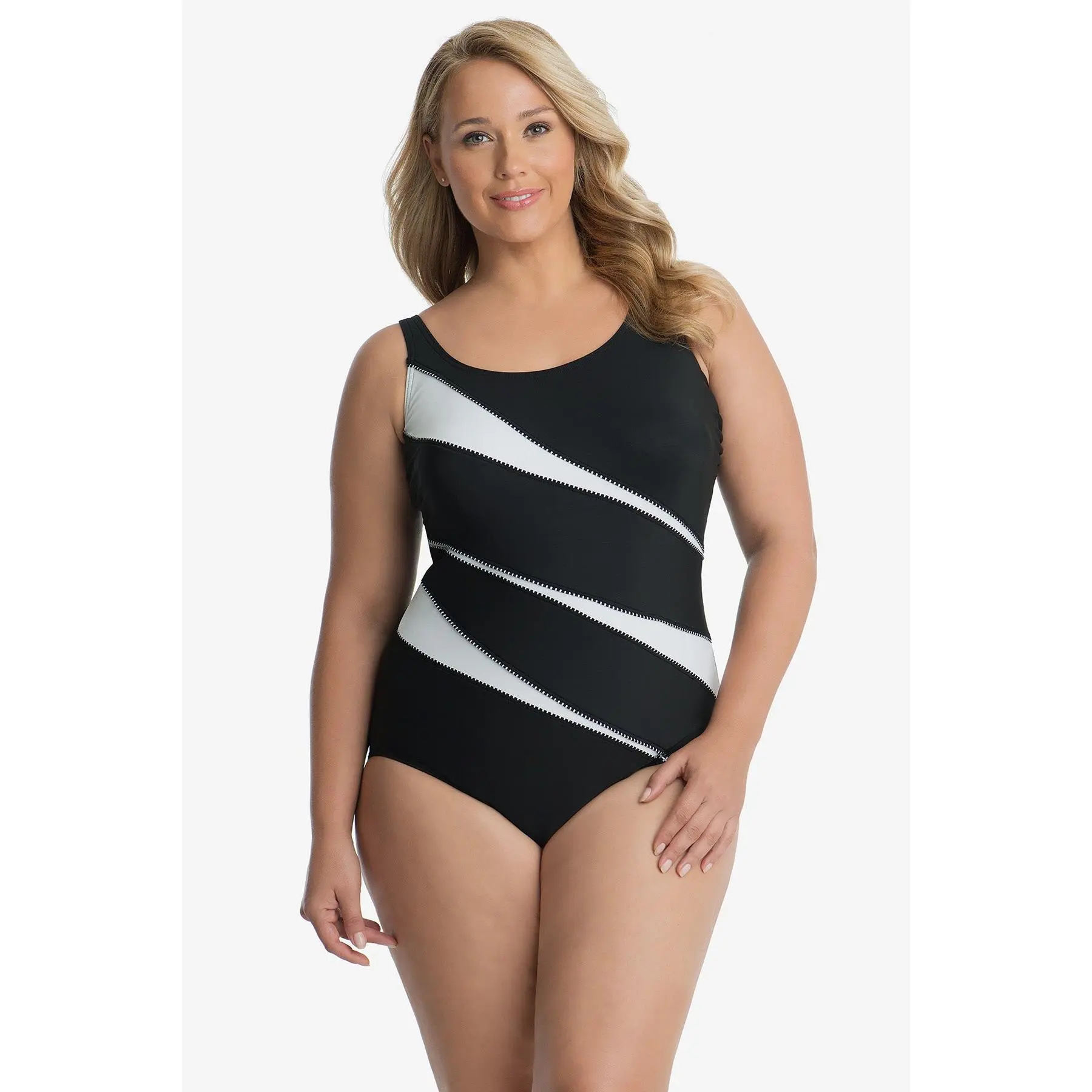 Plus Size Helix One Piece