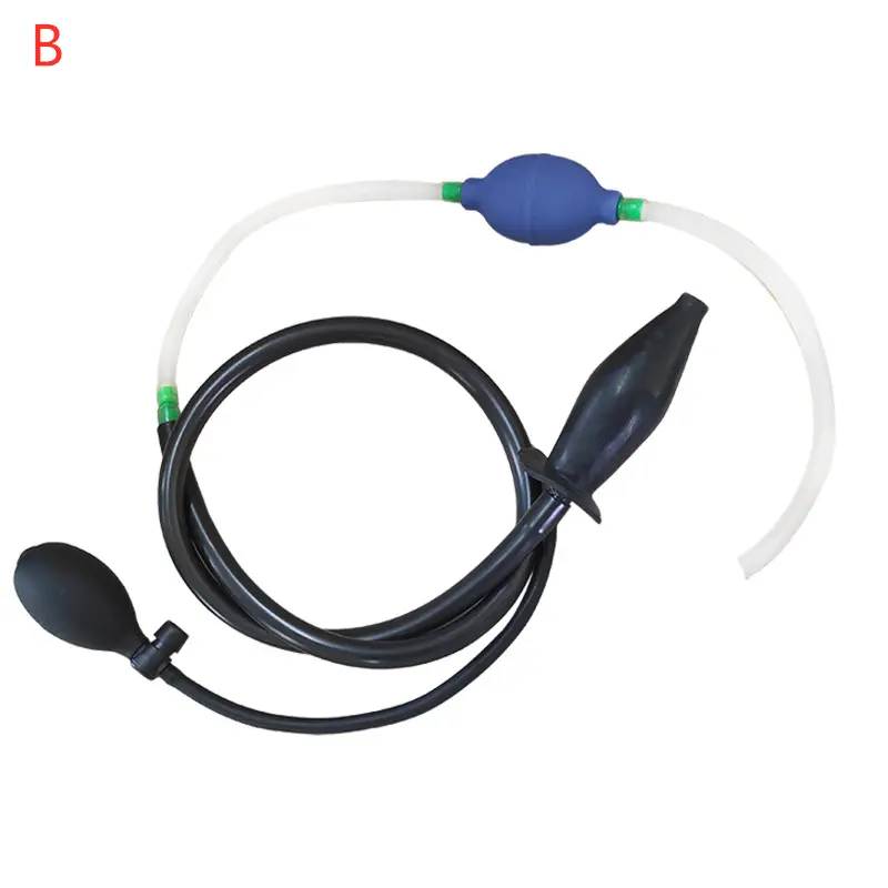 Hot Sale Portable Travel Bidet Black Silicone Inflatable Balloon Enema Washer Personal Hygiene Cleansing
