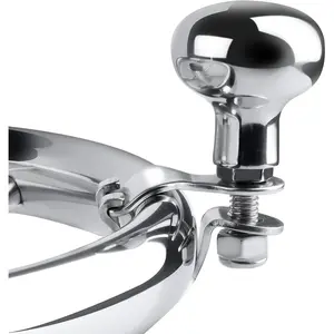 316 Stainless Steel Boat Steering Wheel Knob Marine Steering Spinner Suicide Knob Swivel for Boat Maneuvering Marine Sport Boat Accessory