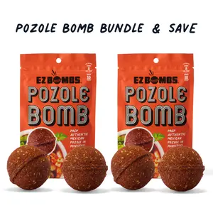 PozoleBombs bundle by EZ Bombs - Seasoning Spice Bomb Flavor for Authentic Mexican Dishes - Traditional